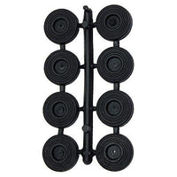 GOMMINO SOTTOSEDIA PRONTY - NERO D.MM 25 + VITE CF=PZ 8- 12 confezioni