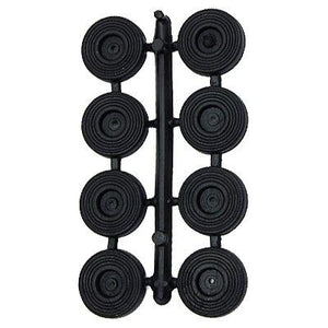 GOMMINO SOTTOSEDIA PRONTY - NERO D.MM 25 + VITE CF=PZ 8- 12 confezioni