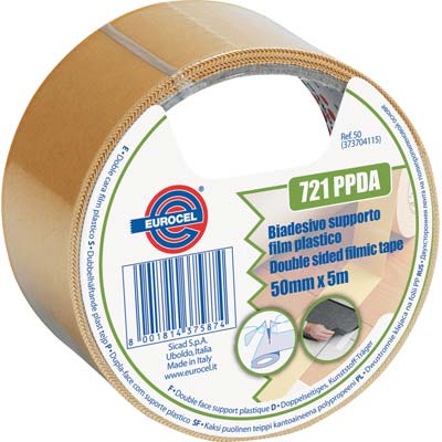 NASTRO BIADESIVO 721 PPDA EUROCEL - MM 50 ML  5- 12 pezzi