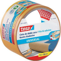 NASTRO BIADESIVO UNIVERSALE PAVIMENTI TESA - MM 50 ML 10- 6 pezzi