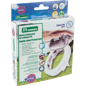 NASTRO BIADESIVO 771 FISSAFORTE EUROCEL - MM 25 ML  5- 10 pezzi