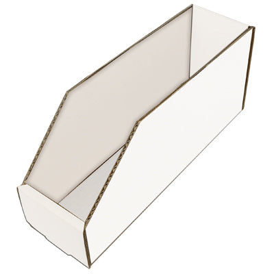 CONTENITORE BOCCA LUPO CARTONE - BIANCO IDROREPELLENTE MM 100X350 H.MM 150- 10 pezzi