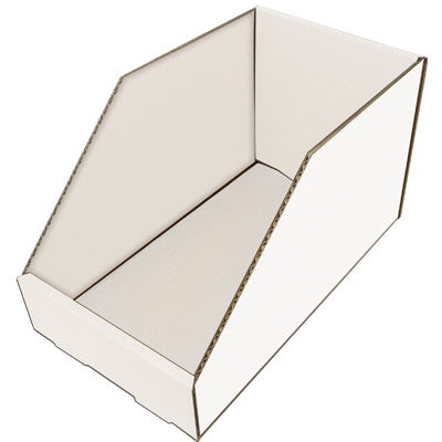 CONTENITORE BOCCA LUPO CARTONE - BIANCO IDROREPELLENTE MM 200X350 H.MM 200- 10 pezzi