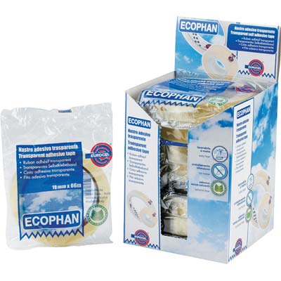 NASTRO ADESIVO TRASPARENTE CASA EXPO EUROCEL - PPL MM 19 ML 66 CF=PZ 8- 1 confezioni
