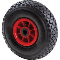 RUOTA PNEUMATICA X BRAVETTA MOZZO CENTRATO HAND  3.00X4 DISCO PLT MOZZO MM 75 F.MM 20 + PFU