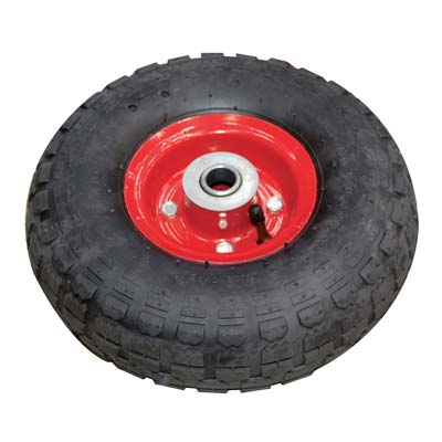 RUOTA PNEUMATICA X BRAVETTA MOZZO CENTRATO HAND  3,50X4 DISCO MET MOZZO MM 70 F.MM 20 + PFU