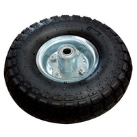 RUOTA PNEUMATICA X BRAVETTA MOZZO DECENTRATO HAND  3,50X4 DISCO MET MOZZO MM 50 F.MM 16 + PFU