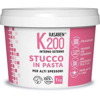 STUCCO PASTA INTERNO ESTERNO K200 K2 RASABEN - KG 1 ALTI SPESSORI- 12 pezzi