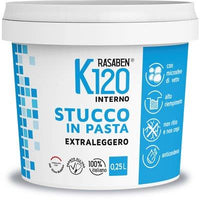 STUCCO PASTA EXTRALEGGERO K120 K2 RASABEN - KG 0,250 INTERNO- 12 pezzi