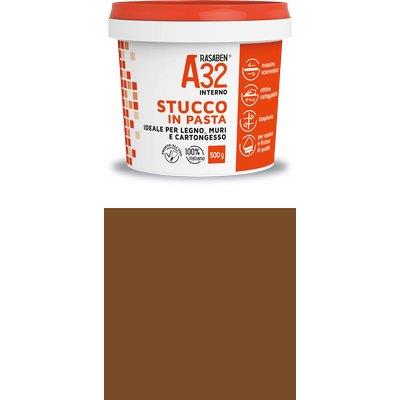STUCCO PASTA LEGNO A32 K2 RASABEN - MOGANO KG 0,5- 6 pezzi