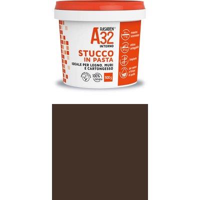STUCCO PASTA LEGNO A32 K2 RASABEN - WENGE' KG 0,5- 6 pezzi