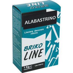 GESSO ALABASTRINO BRIKO LINE - KG 1- 12 pezzi