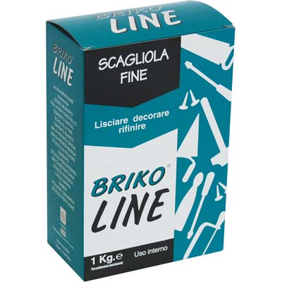 GESSO SCAGLIOLA BRIKO LINE - KG 1- 12 pezzi
