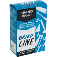 CEMENTO BIANCO BRIKO LINE - KG 1- 12 pezzi