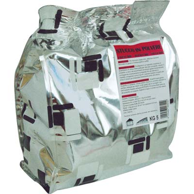 STUCCO POLVERE BRIKO LINE - BIANCO KG 5- 4 pezzi