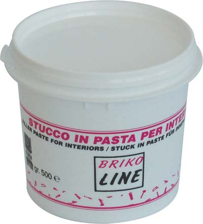 STUCCO PASTA BRIKO LINE - BIANCO GR 500- 24 pezzi