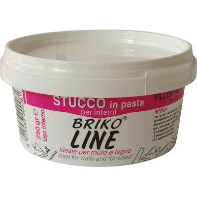 STUCCO PASTA BRIKO LINE - BIANCO GR 250- 24 pezzi