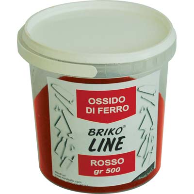 OSSIDO SINTETICO BRIKO LINE - ROSSO GR 500- 6 pezzi