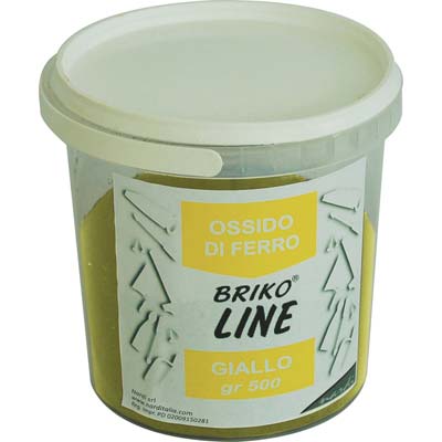 OSSIDO SINTETICO BRIKO LINE - GIALLO FIORE GR 500- 6 pezzi
