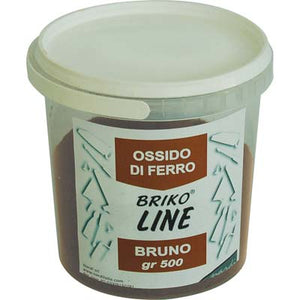 OSSIDO SINTETICO BRIKO LINE - MARRONE GR 500- 6 pezzi