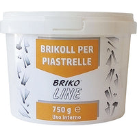 COLLANTE MAIOLICHE PASTA BRIKO LINE - KG 0,750- 12 pezzi