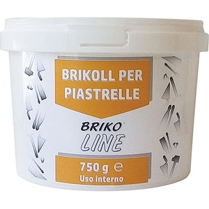 COLLANTE MAIOLICHE PASTA BRIKO LINE - KG 0,750- 12 pezzi