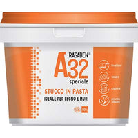 STUCCO PASTA LEGNO MURO A32 K2 RASABEN - KG  0,5- 24 pezzi