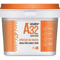 STUCCO PASTA LEGNO MURO A32 K2 RASABEN - KG  1- 12 pezzi