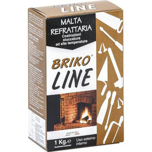 MALTA REFRATTARIA BRIKO LINE - KG 1- 12 pezzi