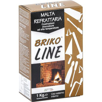 MALTA REFRATTARIA BRIKO LINE - KG 1- 12 pezzi