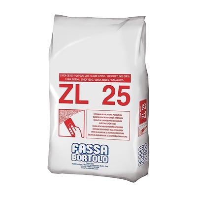INTONACO FINITURA ZL25 FASSA BORTOLO - BIANCO KG 5- 5 pezzi