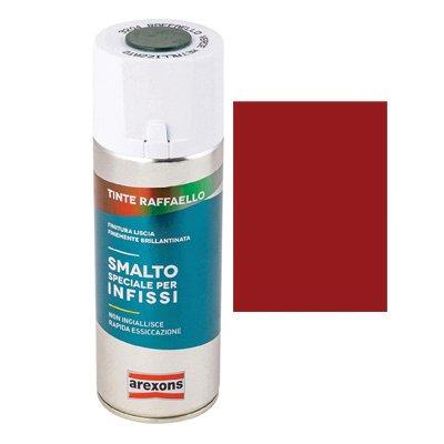 SMALTO SPRAY TINTA RAFFAELLO AREXONS - 3203 ROSSO METALLIZZATO ML 400- 6 pezzi