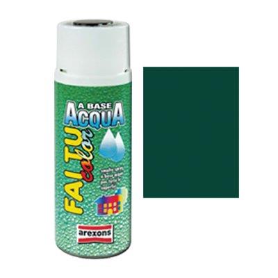 SMALTO SPRAY FAI TU COLOR BASE ACQUA AREXONS - VERDE MUSCHIO LUCIDO ML 400- 6 pezzi