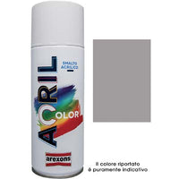 SMALTO SPRAY ACRIL COLOR AREXONS - ALLUMINIO RAL 9006 ML 400- 6 pezzi
