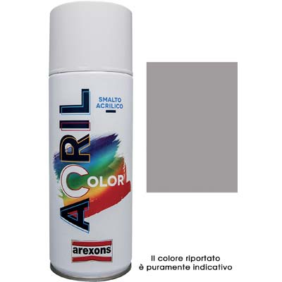 SMALTO SPRAY ACRIL COLOR AREXONS - ALLUMINIO RAL 9006 ML 400- 6 pezzi