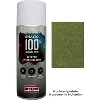 SMALTO SPRAY 100% ACRILICO ANTICHIZZANTE AREXONS - BRONZO ML 400- 6 pezzi