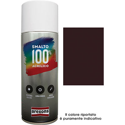 SMALTO SPRAY 100% ACRILICO X LATTONIERE AREXONS - TESTA DI MORO ML 400- 6 pezzi