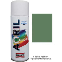 SMALTO SPRAY ACRIL COLOR AREXONS - VERDE RESEDA RAL 6011 ML 400- 6 pezzi