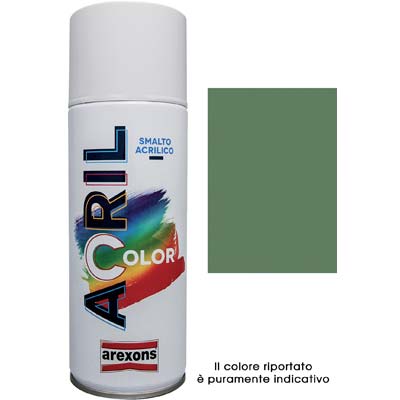 SMALTO SPRAY ACRIL COLOR AREXONS - VERDE RESEDA RAL 6011 ML 400- 6 pezzi