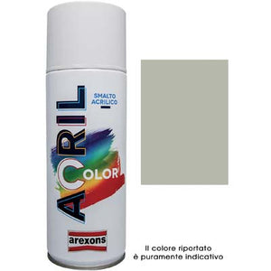 SMALTO SPRAY ACRIL COLOR AREXONS - GRIGIO SILICEO RAL 7032 ML 400- 6 pezzi