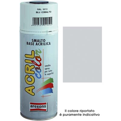 SMALTO SPRAY ACRIL COLOR AREXONS - GRIGIO CHIARO RAL 7035 ML 400- 6 pezzi