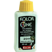 COLORANTE ACQUA KOLORONE - 209 GIALLO LIMONE ML 20- 12 pezzi