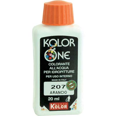 COLORANTE ACQUA KOLORONE - 207 ARANCIO ML 20- 12 pezzi