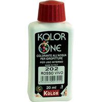 COLORANTE ACQUA KOLORONE - 202 ROSSO VIVO ML 20- 12 pezzi