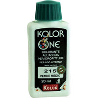 COLORANTE ACQUA KOLORONE - 215 VERDE MEDIO ML 20- 12 pezzi