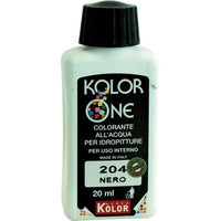 COLORANTE ACQUA KOLORONE - 204 NERO ML 20- 12 pezzi