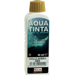 COLORANTE ACQUA AQUATINTA - 303 GIALLO SABBIA ML 40- 10 pezzi
