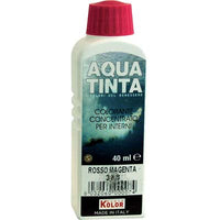 COLORANTE ACQUA AQUATINTA - 308 ROSSO MAGENTA ML 40- 10 pezzi