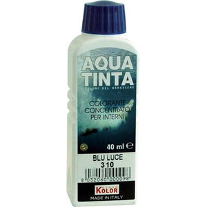 COLORANTE ACQUA AQUATINTA - 310 BLU LUCE ML 40- 10 pezzi