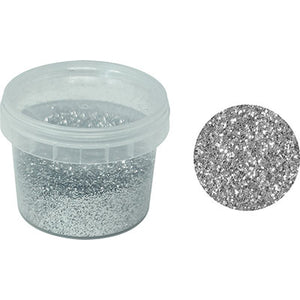 GLITTER X IDROPITTURE - ARGENTO ML 80- 6 pezzi